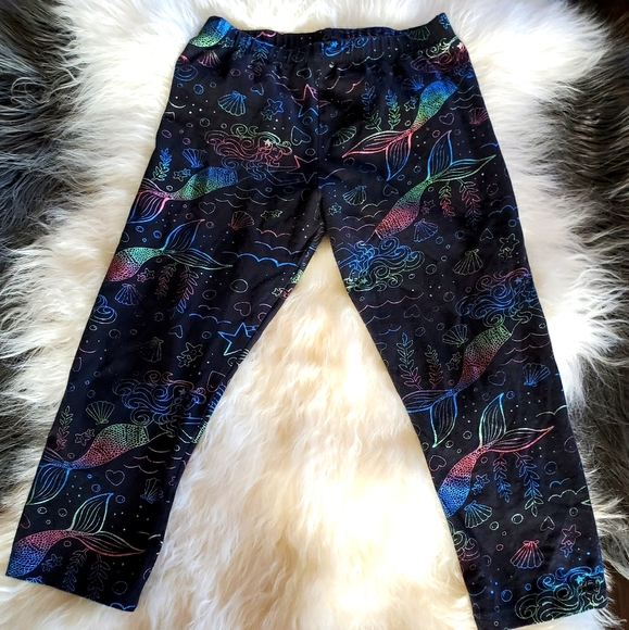 Girls capri mermaid leggings - Picture 2 of 5